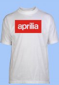 Aprilia T-shirt, finns i 12 storlekar, 2 färger
