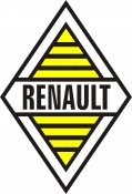 Renault dekal, finns i 1 storlek