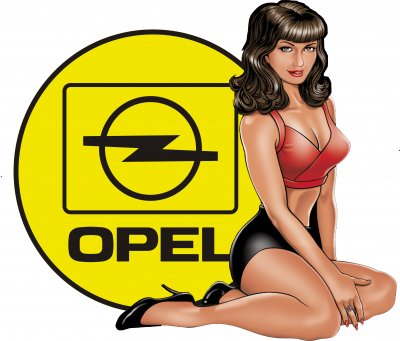 Opel dekal, finns i 6 storlekar
