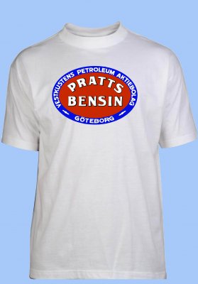 Pratts T-shirt, finns i 12 storlekar, 2 färger