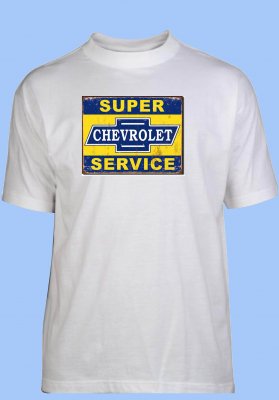 Chevrolet T-shirt, finns i 12 storlekar, 2 färger
