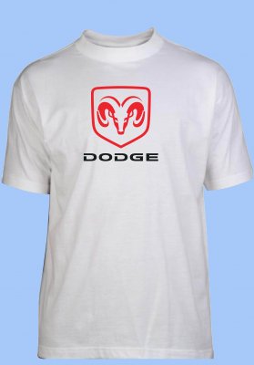 Dodge T-shirt, finns i 12 storlekar, 2 färger
