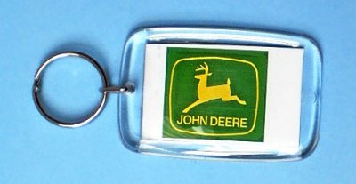 John Deere Nyckelring